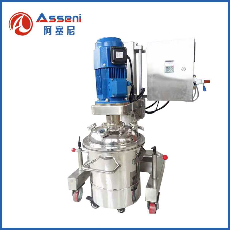 電動高速分散升降攪拌機攪拌罐帶刮壁變頻調速高剪切乳化機