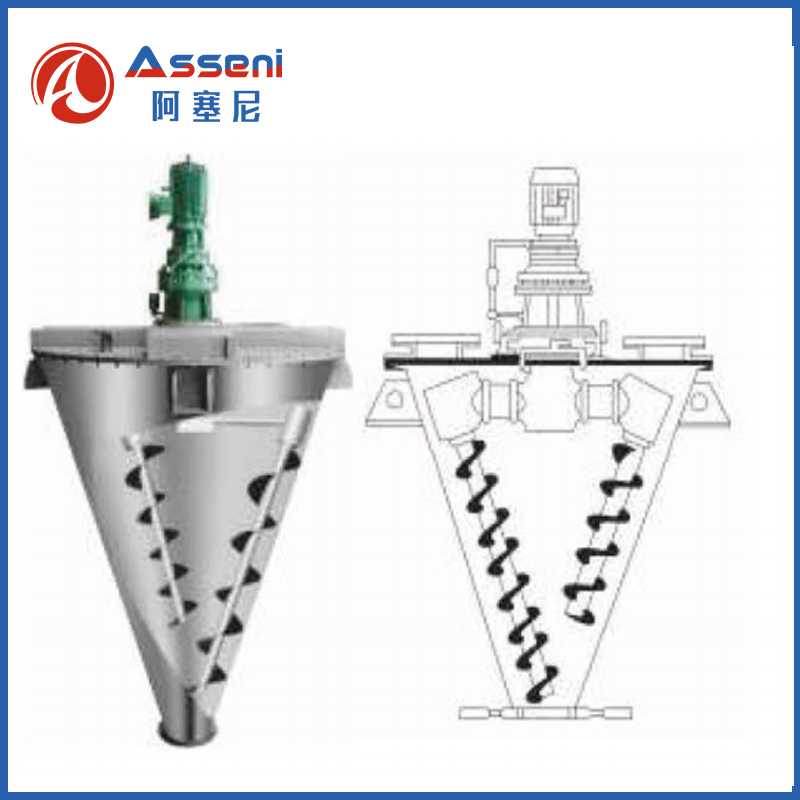 雙螺帶錐形混合機-無錫阿塞尼科技有限公司
